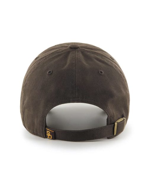 San Diego Padres 47 Brand Cooperstown Brown Clean Up Adjustable Hat - Image 2