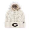 Georgia Bulldogs Women's 47 Brand White Cream Meeko Cuff Knit Hat