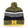 Michigan Wolverines 47 Brand Navy Northward Cuff Knit Hat
