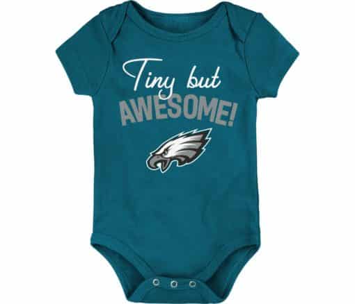 Philadelphia Eagles Baby Midnight Green Onesie Creeper