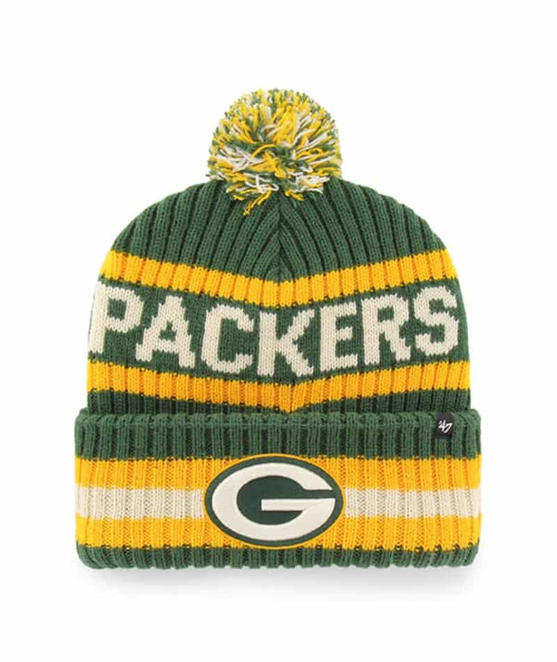 Green Bay Packers - Bering Green Cuffed Knit, 47 Brand