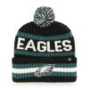 Philadelphia Eagles 47 Brand Black Bering Cuff Knit Hat