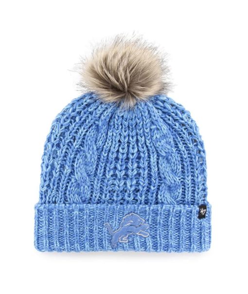 Detroit Lions Women's 47 Brand Blue Raz Meeko Cuff Knit Hat