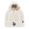 Minnesota Vikings Women's 47 Brand White Cream Meeko Cuff Knit Hat