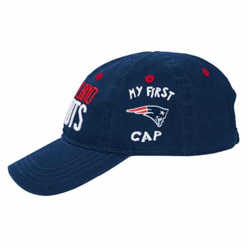 New England Patriots INFANT Baby Navy My First Cap Hat - Image 2