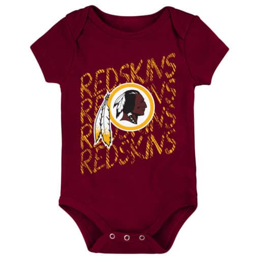 Washington Redskins Baby Burgundy Scribble Onesie Creeper