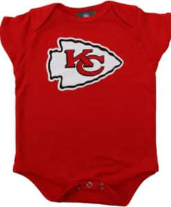 Kansas City Chiefs Logo Red Onesie Creeper