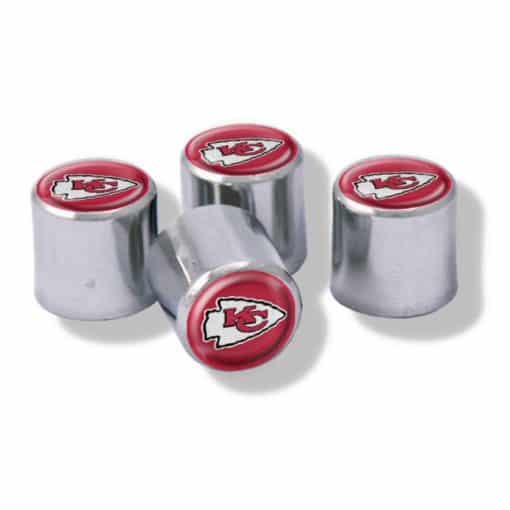 Kansas City Chiefs Tire Valve Stem Caps