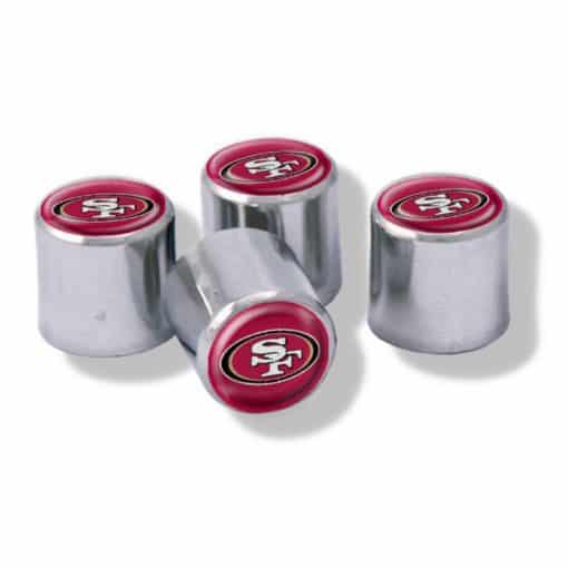 San Francisco 49ers Tire Valve Stem Caps