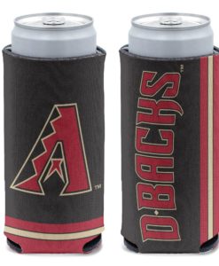 Arizona Diamondbacks 12 oz Black Slim Can Cooler Holder