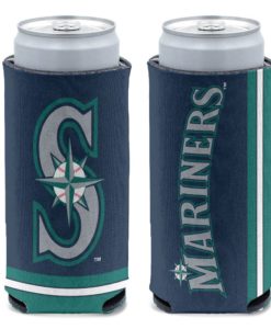 Seattle Mariners 12 oz Navy Slim Can Cooler Holder