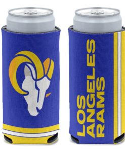 Los Angeles Rams 12 oz Blue Slim Can Cooler Holder