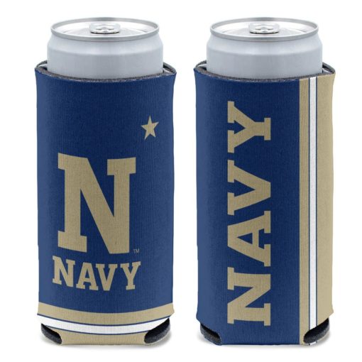 Navy Midshipmen 12 oz Navy Slim Can Cooler Holder
