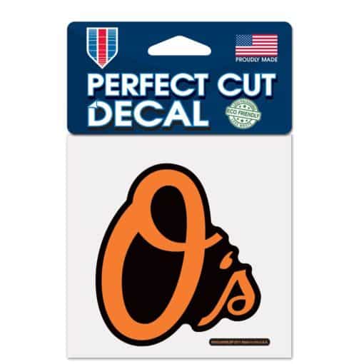 Baltimore Orioles O's 4"x4" Perfect Cut Color Decal