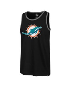 Miami Dolphins Men's 47 Brand Black Splitter Tank Top