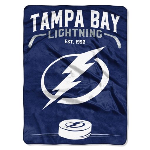 Tampa Bay Lightning 60x80 Inspired Raschel Blanket