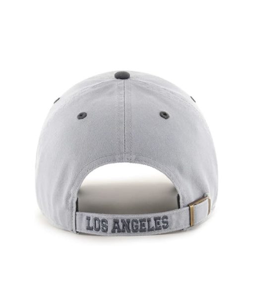 Los Angeles Dodgers 47 Brand Gray Storm Ice Clean Up Adjustable Hat - Image 2