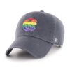 Chicago Cubs Pride 47 Brand Vintage Navy Classic Clean Up Adjustable Hat