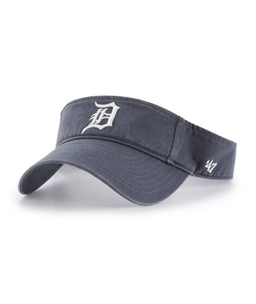 Detroit Tigers 47 Brand Vintage Navy VISOR Adjustable Hat