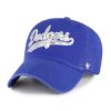 Los Angeles Dodgers Women's 47 Brand Sparkle Swoop Blue Clean Up Adjustable Hat