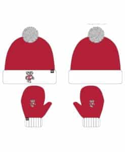 Wisconsin Badgers Bam Bam Set Red 47 Brand INFANT Hat