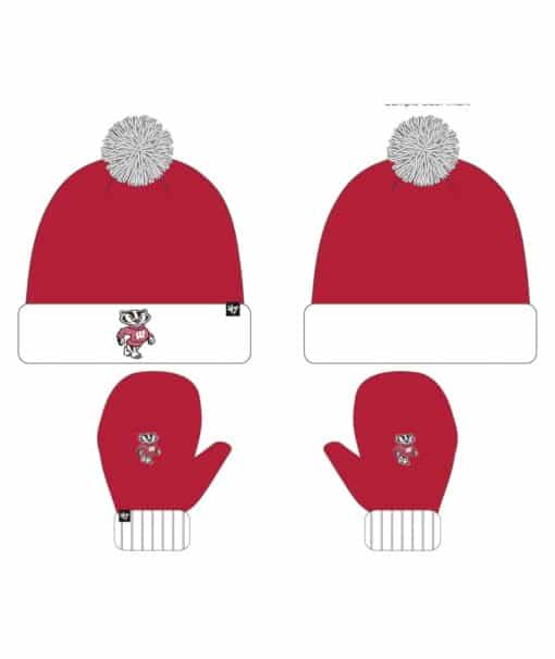 Wisconsin Badgers Bam Bam Set Red 47 Brand INFANT Hat