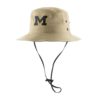 Michigan Wolverines 47 Brand Khaki Kirby Bucket Hat