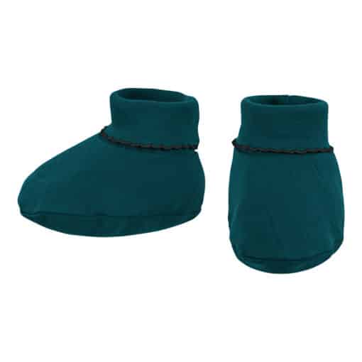 Philadelphia Eagles Baby Girls Midnight Green Love 3 Piece Creeper Set - Image 2