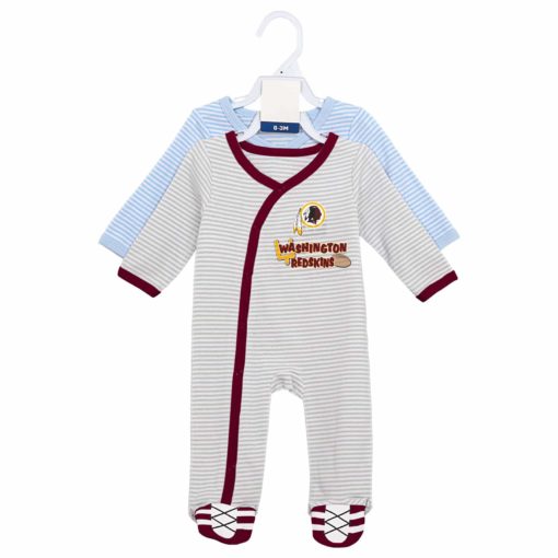 Washington Football Classic Baby Boys Button Up Sleeper Coverall 2 Piece Set