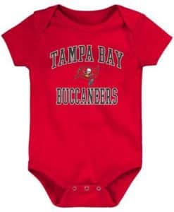 Tampa Bay Buccaneers Baby Red Onesie Creeper