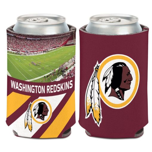 Washington Football Classic 12 oz Football Field Maroon Can Cooler Holder