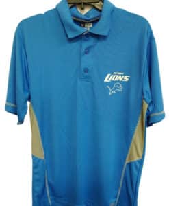 Detroit Lions Men's Blue Raz TX3 Cool Polo Shirt