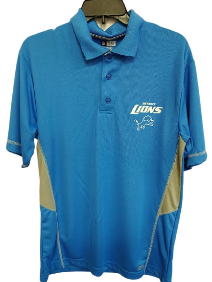 Detroit Lions Men's Blue Raz TX3 Cool Polo Shirt