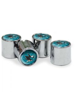 San Jose Sharks Tire Valve Stem Caps