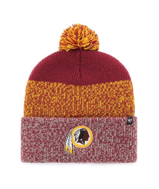 Washington Football Classic Cardinal Static Cuff Knit Hat