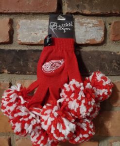 Detroit Red Wings Red Spirit Fingerz Womens Stretch Gloves