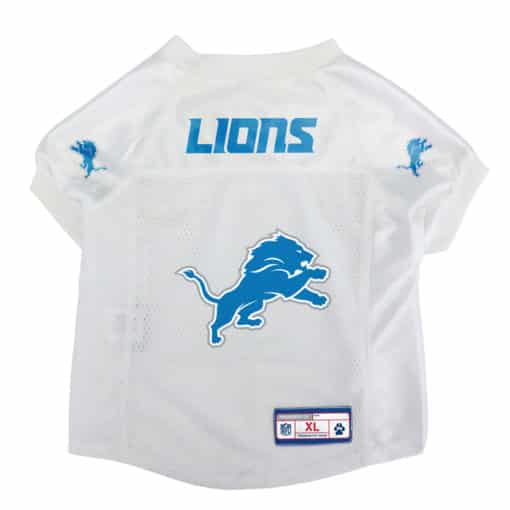 Detroit Lions White Dog Jersey