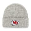 Kansas City Chiefs 47 Brand Gray Brain Freeze Cuff Knit Hat