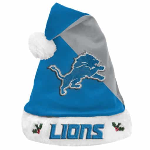 Detroit Lions 2020 Christmas Santa Hat
