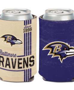 Baltimore Ravens 12 oz Purple Classic Vintage Can Cooler Holder