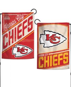 Kansas City Chiefs Two Sided Retro 12"x18" Garden Flag