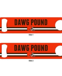 Cleveland Browns Orange Metal Bottle Opener 2-Sided