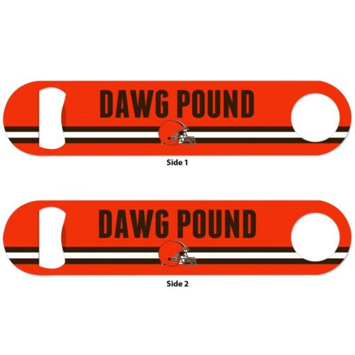 Cleveland Browns Orange Metal Bottle Opener 2-Sided