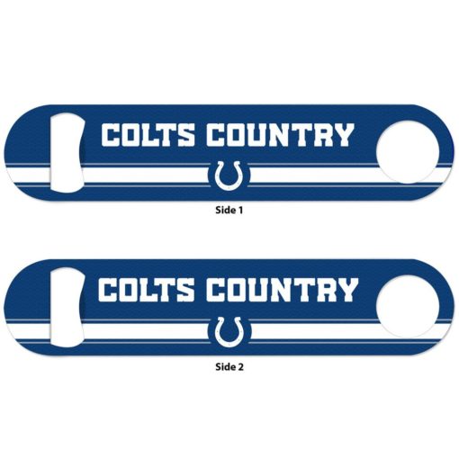 Indianapolis Colts Blue Metal Bottle Opener 2-Sided