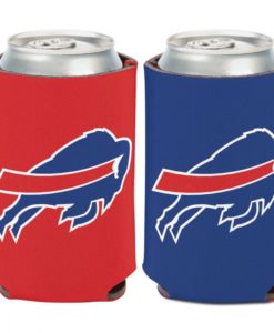 Buffalo Bills 12 oz Logo Blue Red Can Cooler Holder