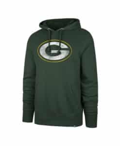 Green Bay Packers Men's 47 Brand Dark Green Pullover Hoodie