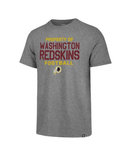 Washington Football Classic Men's 47 Brand Vintage Gray T-Shirt Tee