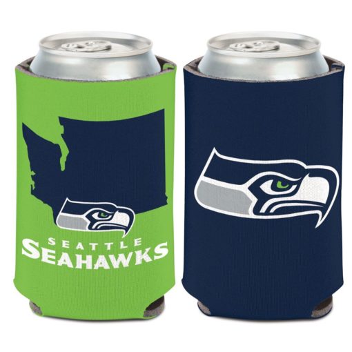 Seattle Seahawks 12 oz State Navy Can Cooler Holder