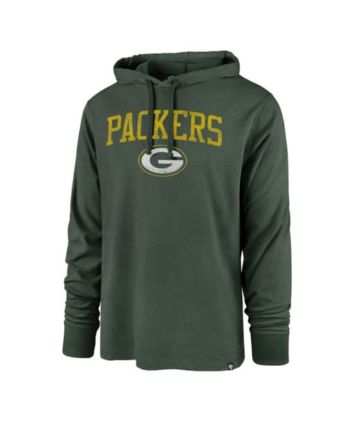 Green Bay Packers Men's 47 Brand Dark Green Club Pullover Hoodie