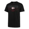 Kansas City Chiefs Men's 47 Brand Black Rival T-Shirt Tee
